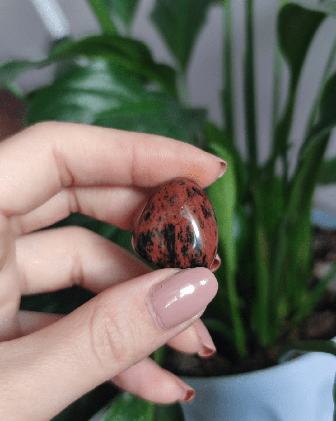 Invest in our Mahogany Obsidian Crystal from our genuine Crystal Collection in Lebanon at Sacred!