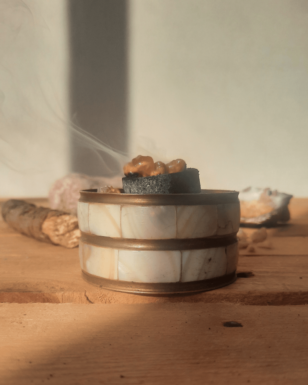 Mother of Pearl Incense Burner - Sacred
