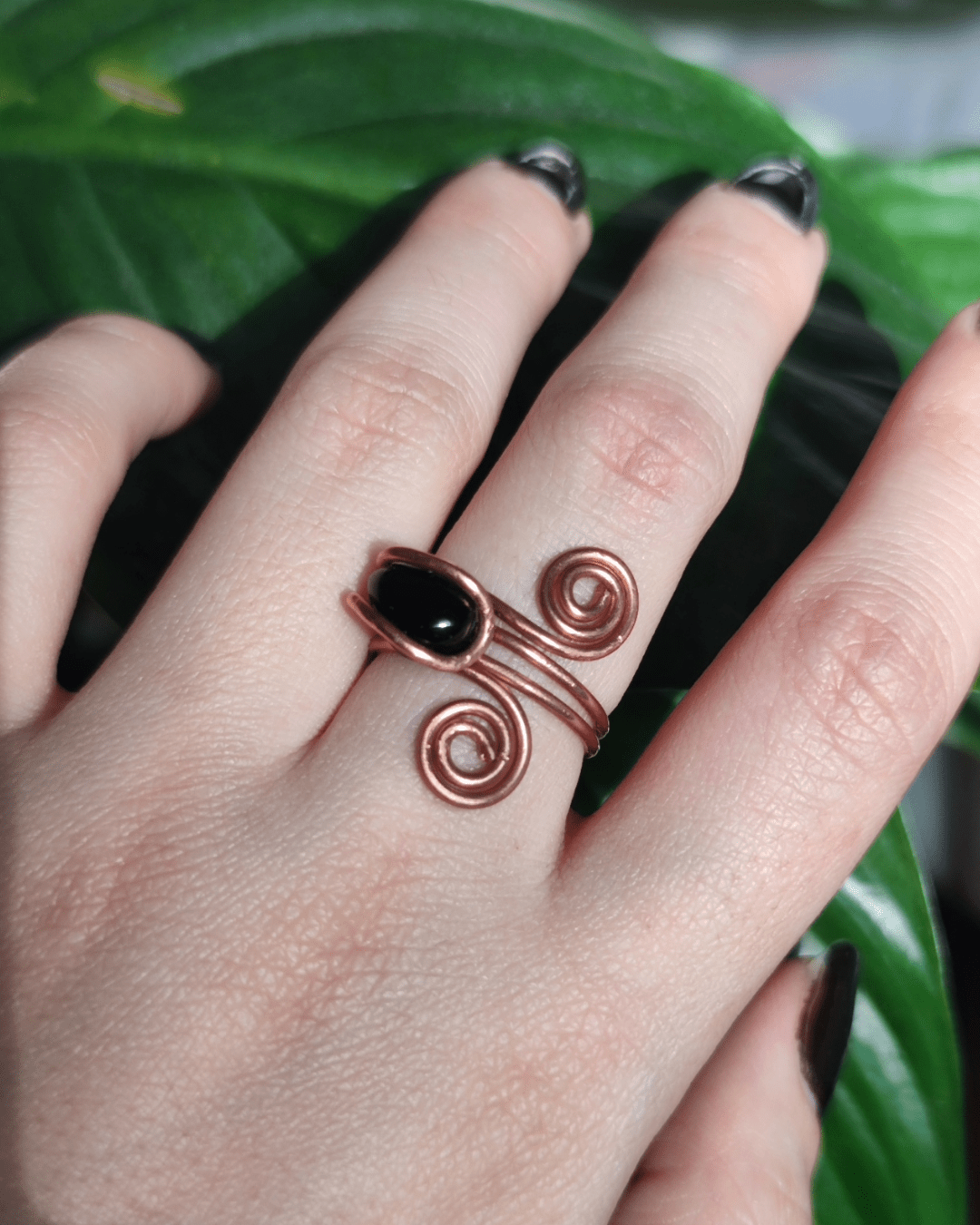 Tune into Ancient Power with New Wave! Invest in our Wire-Wrapped Crystal Rings from our Energy Cleansing Jewelry Collection in Lebanon at Sacred.