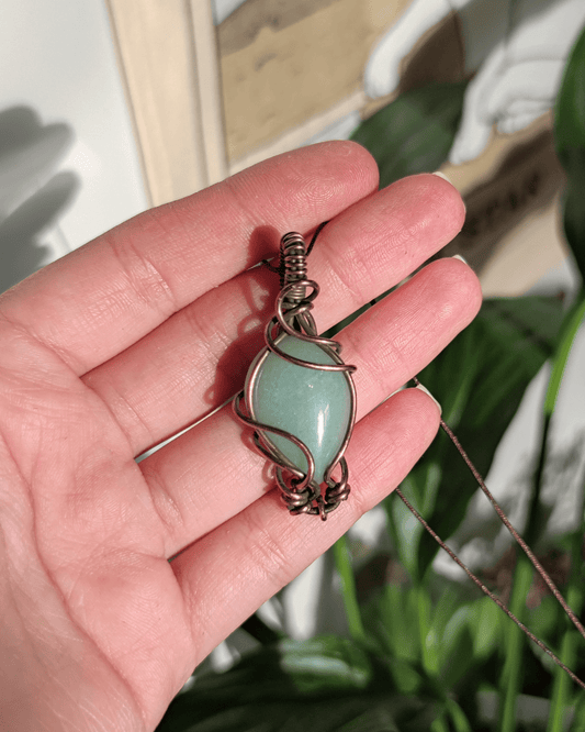 Invest in our Green Aventurine Necklace for Opportunity from our Energy Cleansing Jewelry in Lebanon at Sacred!
