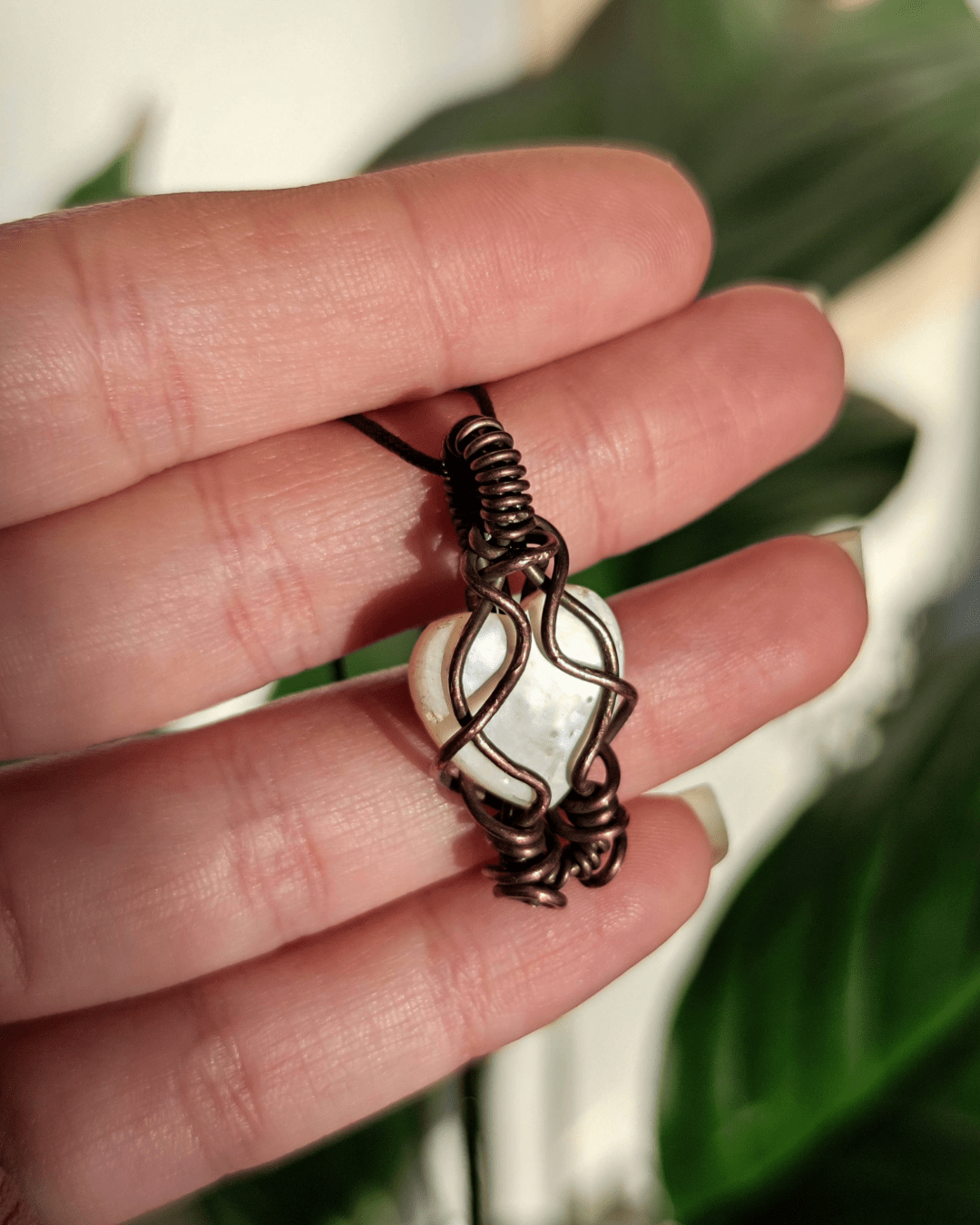 Calm the Emotional Tides with Ocean Heart. Invest in our Mother of Pearl Pendant from our Handcrafted & Energy Cleansing Jewelry in Lebanon at Sacred.