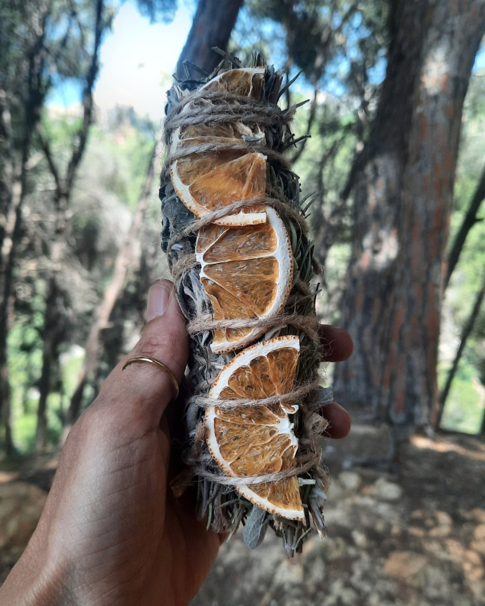 Orange Mix Smudging Stick