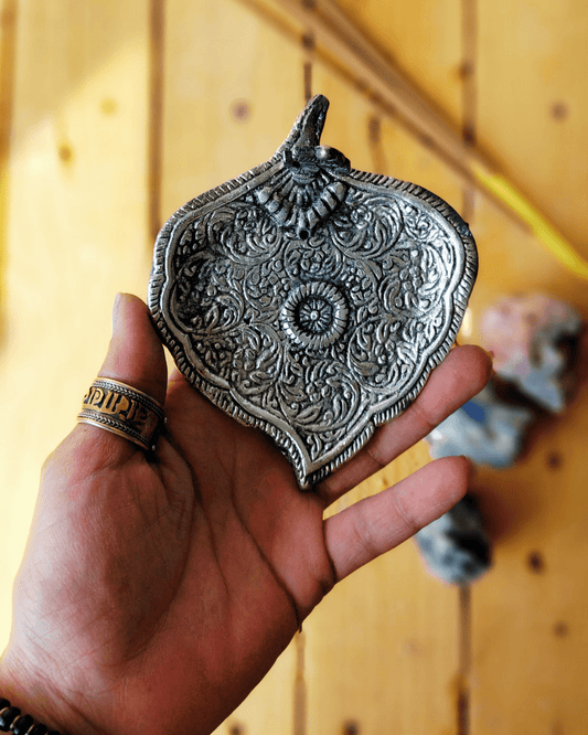 Invest in our Peacock Leaf • Antique Incense Holder from our Incense Burners Collection in Lebanon at Sacred!