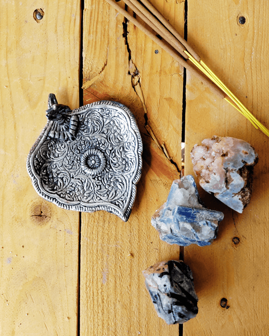 Invest in our Peacock Leaf • Antique Incense Holder from our Incense Burners Collection in Lebanon at Sacred!