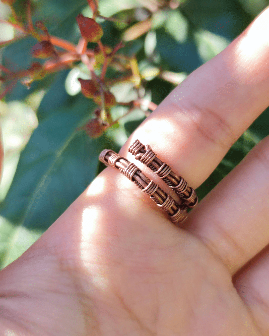 Rutilated Quartz Adjustable Ring - Sacred