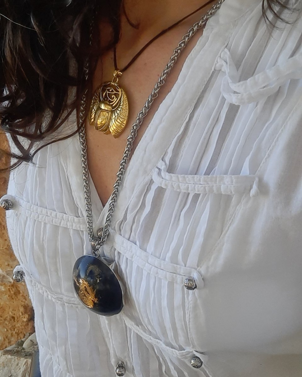 Invest in our Scarab Necklace in Lebanon at Sacred