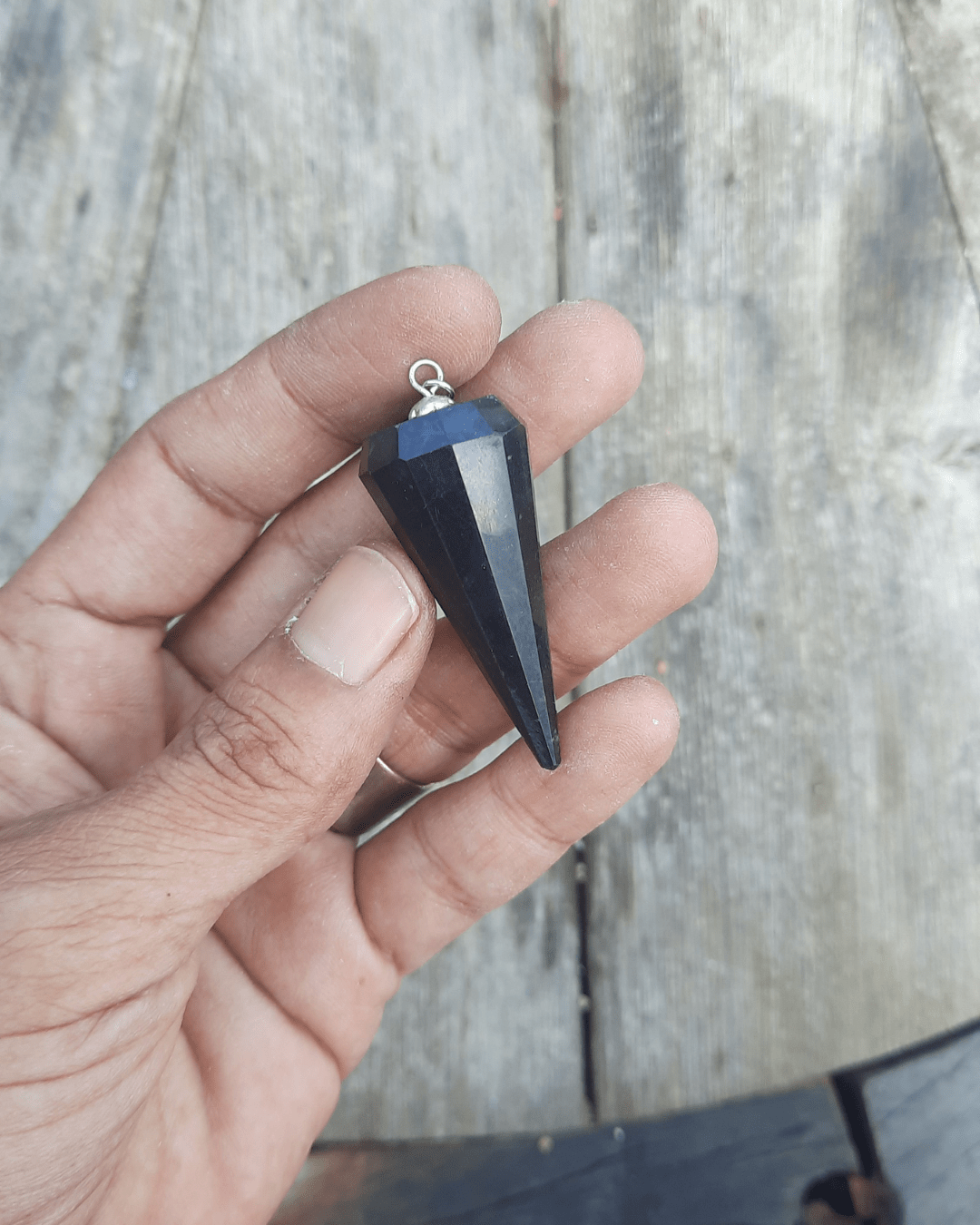 Shungite Pendulum - Sacred