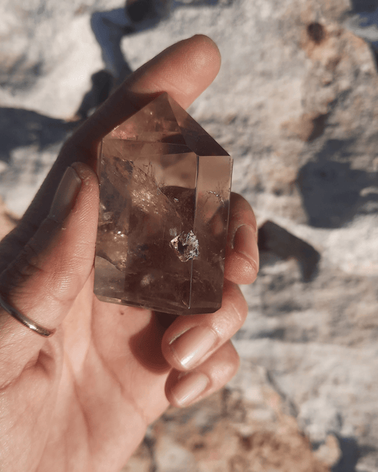 Smoky Quartz Tower - Sacred