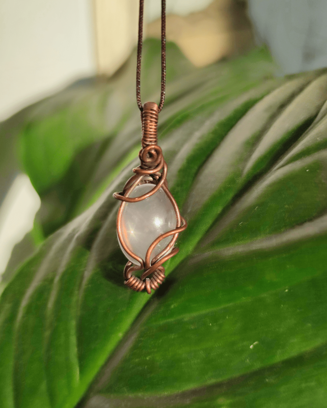 Invest in our Rose Quartz Necklace from our Energy Cleansing Jewelry Collection in Lebanon at Sacred.