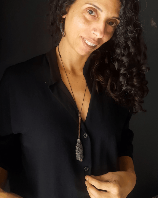 The Wand - Black Kyanite - Sacred