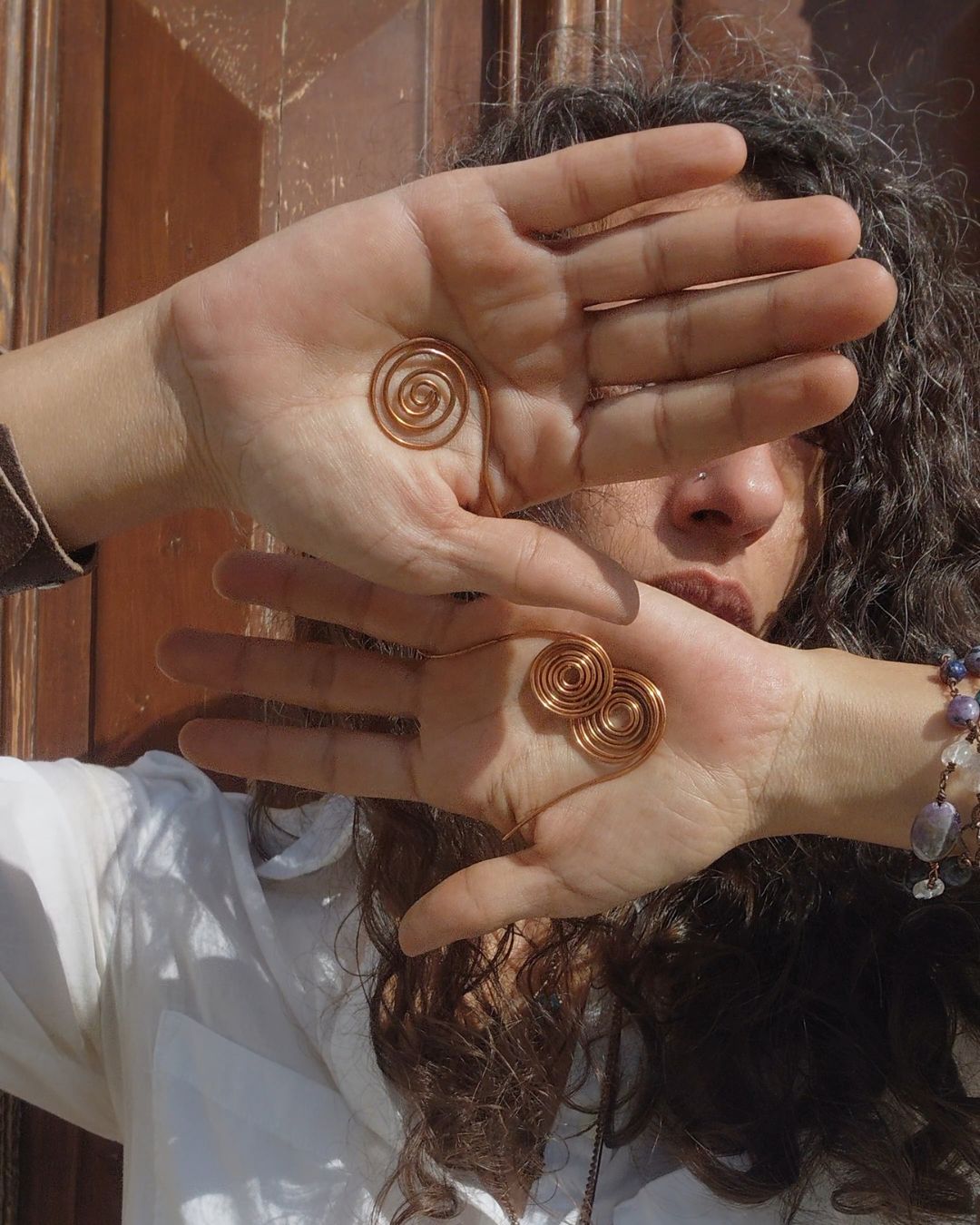 Amplify your bio-energetic flow with Vortex! Invest in our Pure Copper Palm Cuff from our Copper Jewelry for Healthy Bio-Energetic Flow in Lebanon at Sacred!