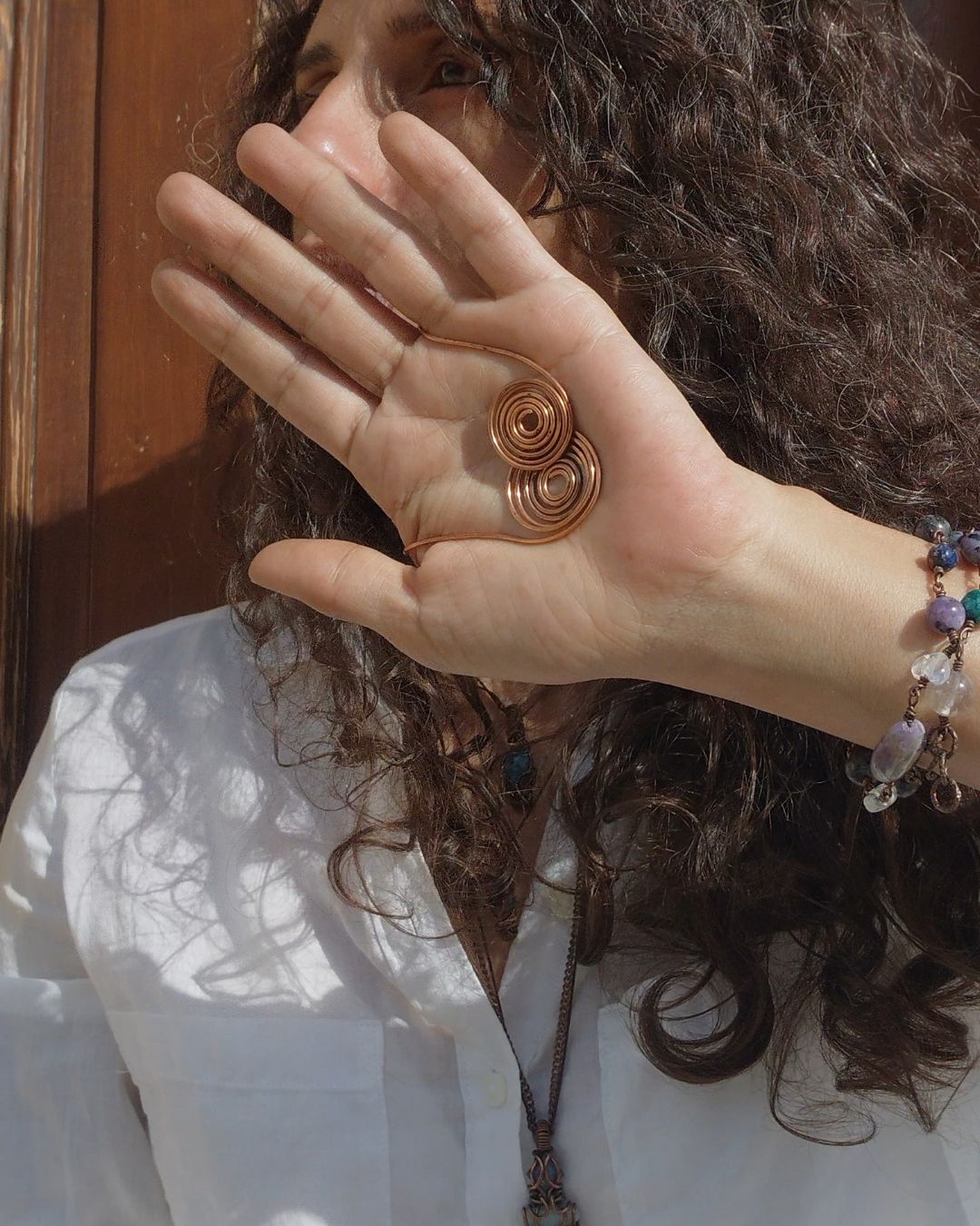 Amplify your bio-energetic flow with Vortex! Invest in our Pure Copper Palm Cuff from our Copper Jewelry for Healthy Bio-Energetic Flow in Lebanon at Sacred!