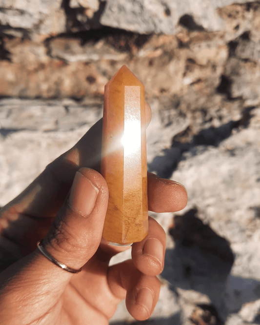 Yellow Jasper Tower - Sacred