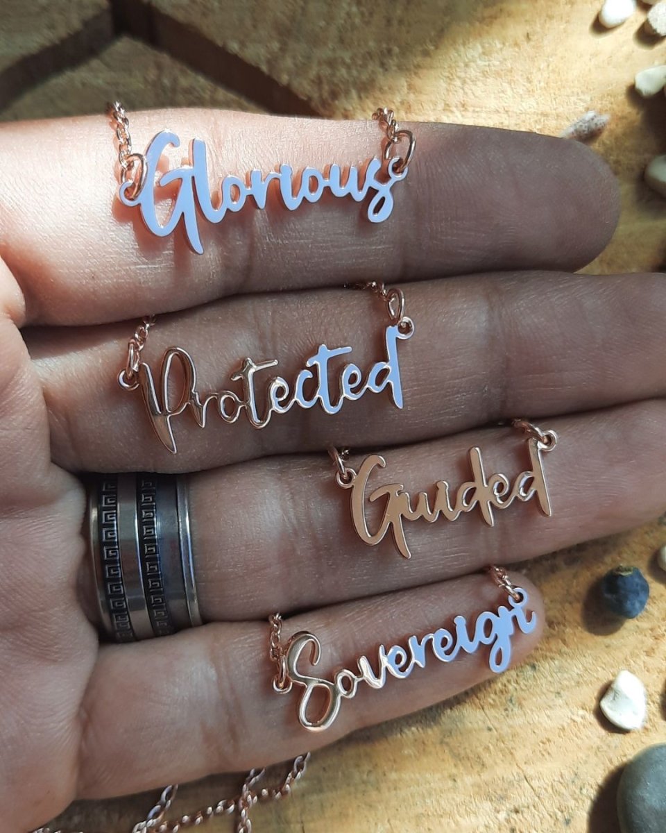 Invest in our Affirmation Necklaces in Lebanon at Sacred