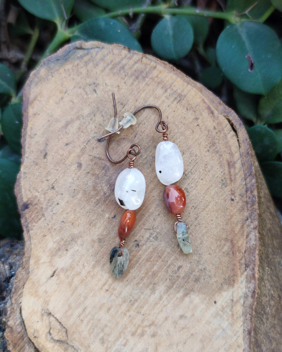 Invest in our Blossom Leaf Earrings in Lebanon at Sacred
