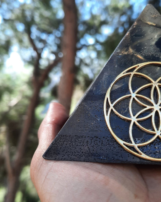 Invest in our Flower of Life - Orgonite Pyramid in Lebanon at Sacred