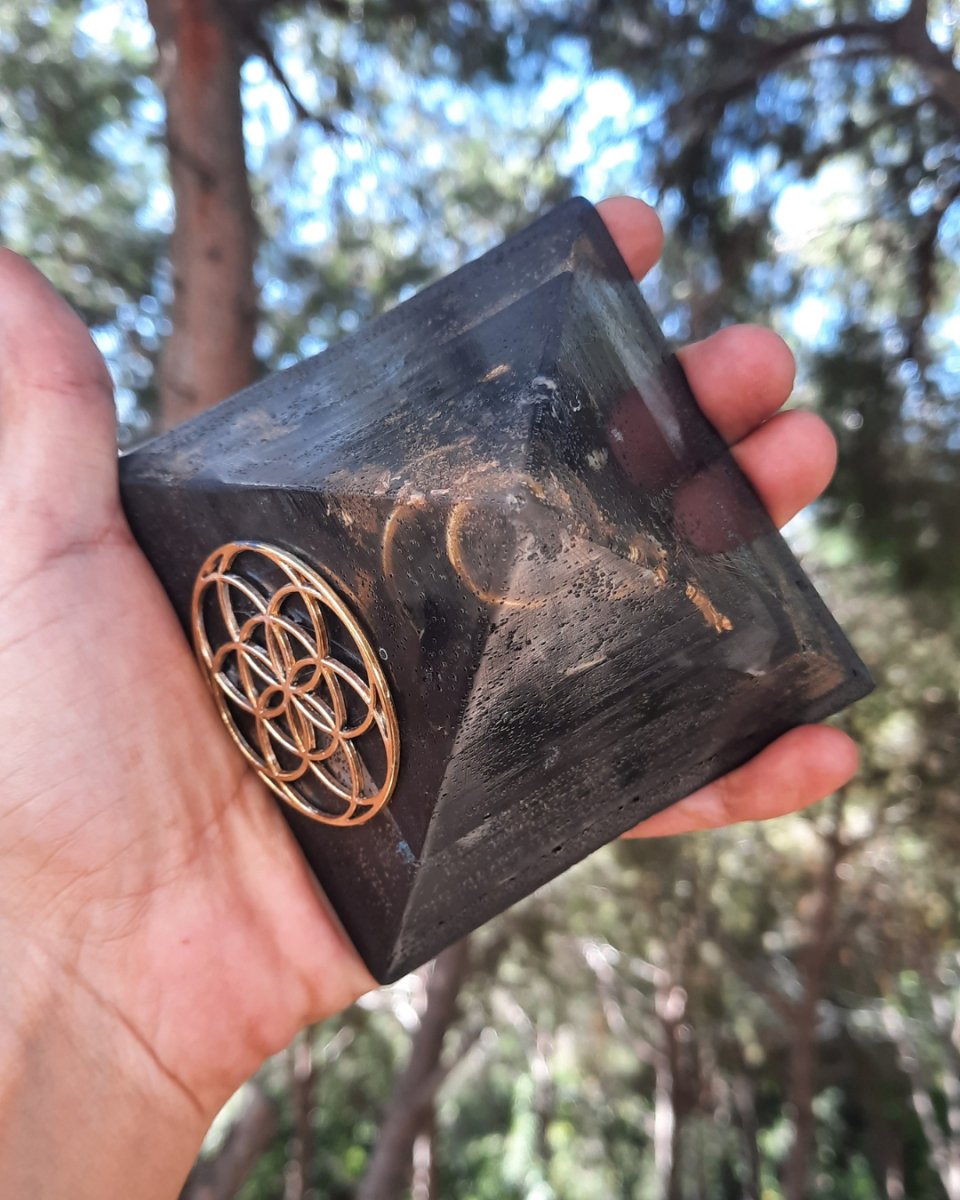 Invest in our Flower of Life - Orgonite Pyramid in Lebanon at Sacred
