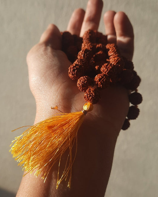 Invest in our Rudraksha Mala - 108 beads(10mm) in Lebanon at Sacred