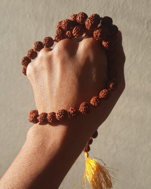 Invest in our Rudraksha Mala - 108 beads(10mm) in Lebanon at Sacred