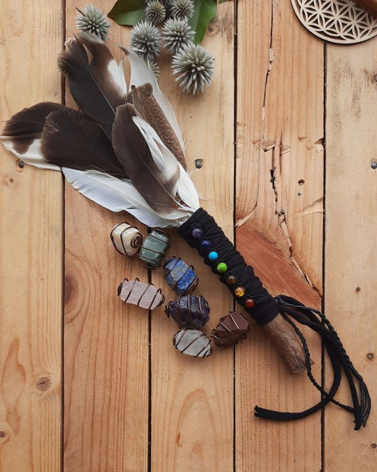 Invest in our The Seven Chakra Smudging Wand in Lebanon at Sacred
