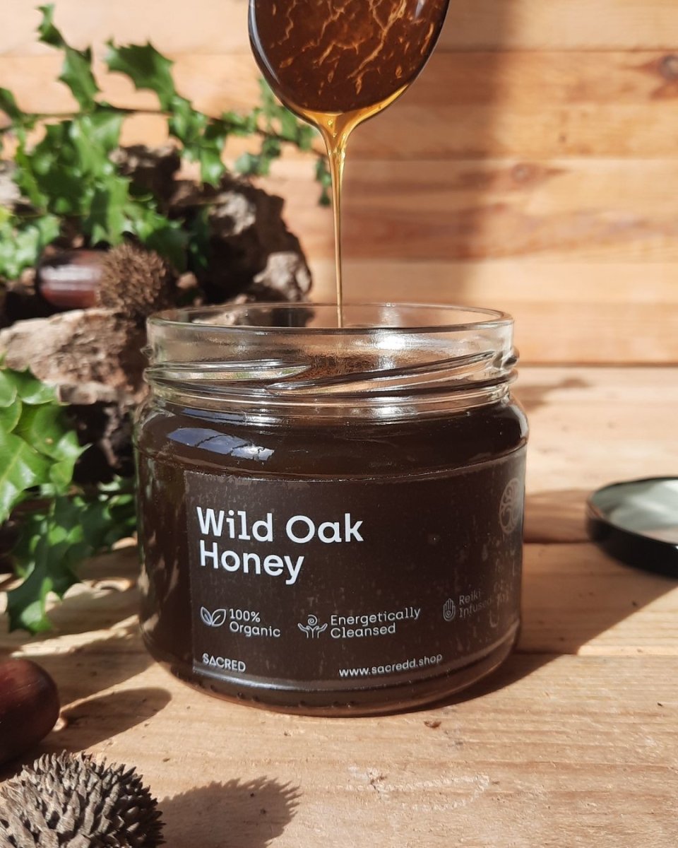 Invest in our Wild Oak Honey in Lebanon at Sacred